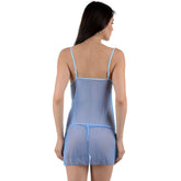 Kaamastra Light Blue Sexy See Through Baby Doll Night Dress